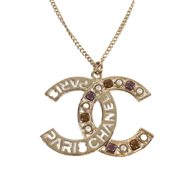 Chanel — Chanel Paris CC With Stones — Jewelry — resale
