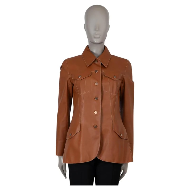 Hermès — Hermès Fauve 2011 Blazer Jacket M — Clothing — resale