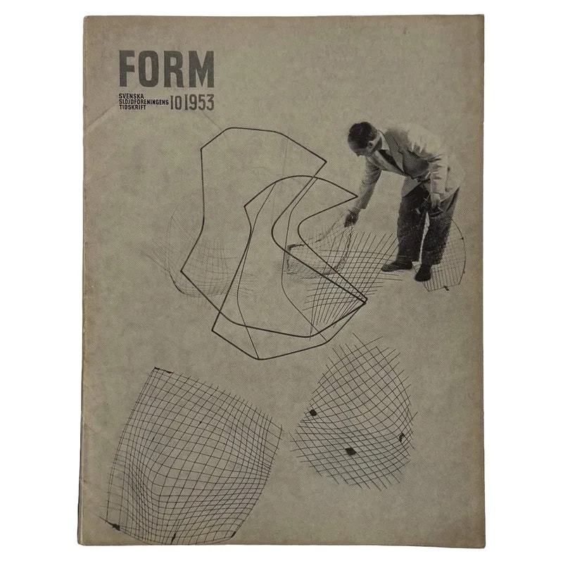 Form Magazine October 1953 Harry Bertoia Cover — Furniture — resale