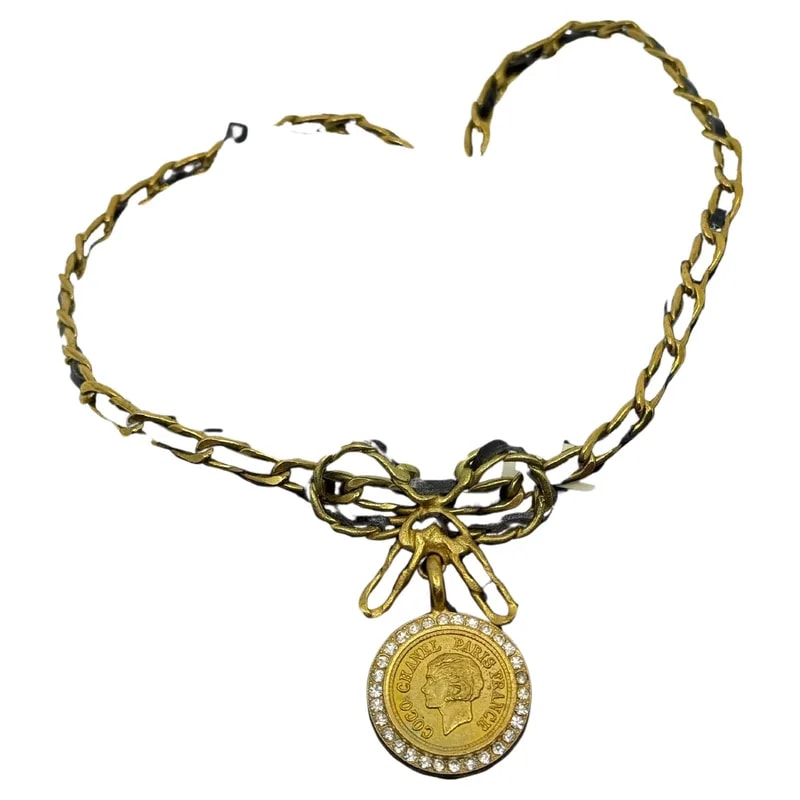 Chanel — Chanel Chain Bow Collar — Jewelry — resale
