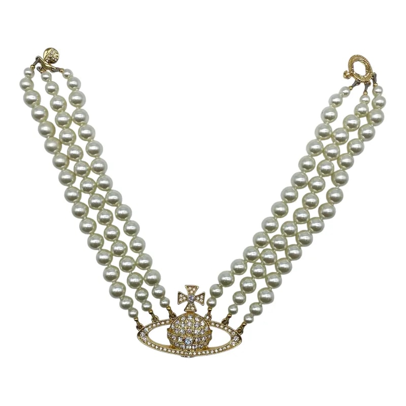 Vivienne Westwood — Vivienne Westwood Pearls and Choker — Jewelry — resale