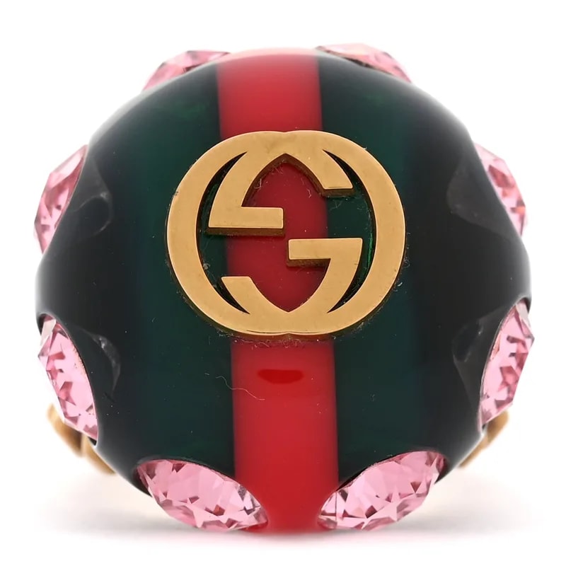 Gucci — Resin Sylvie Web M — Jewelry — resale