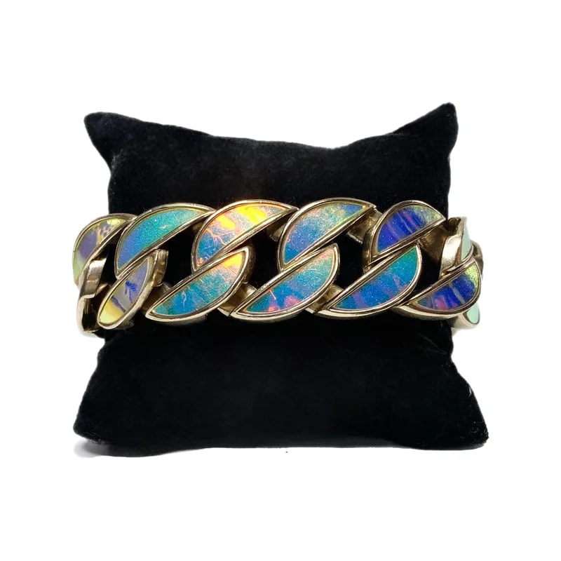 Chanel — Chanel Holographic Curb Link — Jewelry — resale