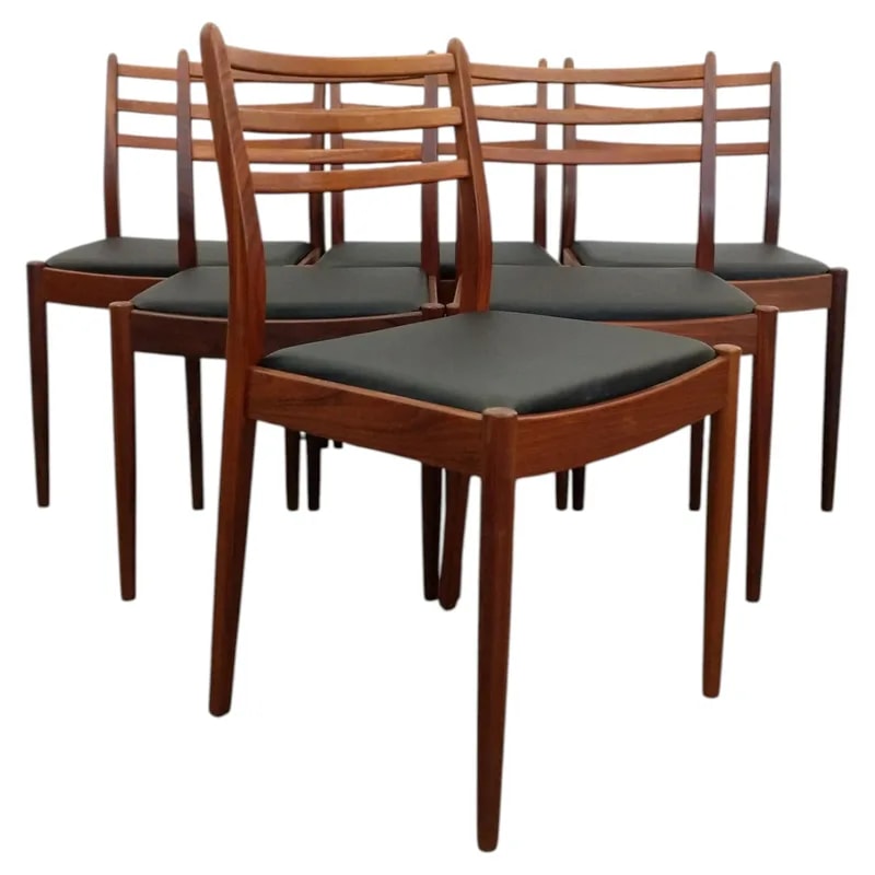 Set of 6 Vintage Mid-Century Modern Dining Chairs by G Plan — Furniture — resale