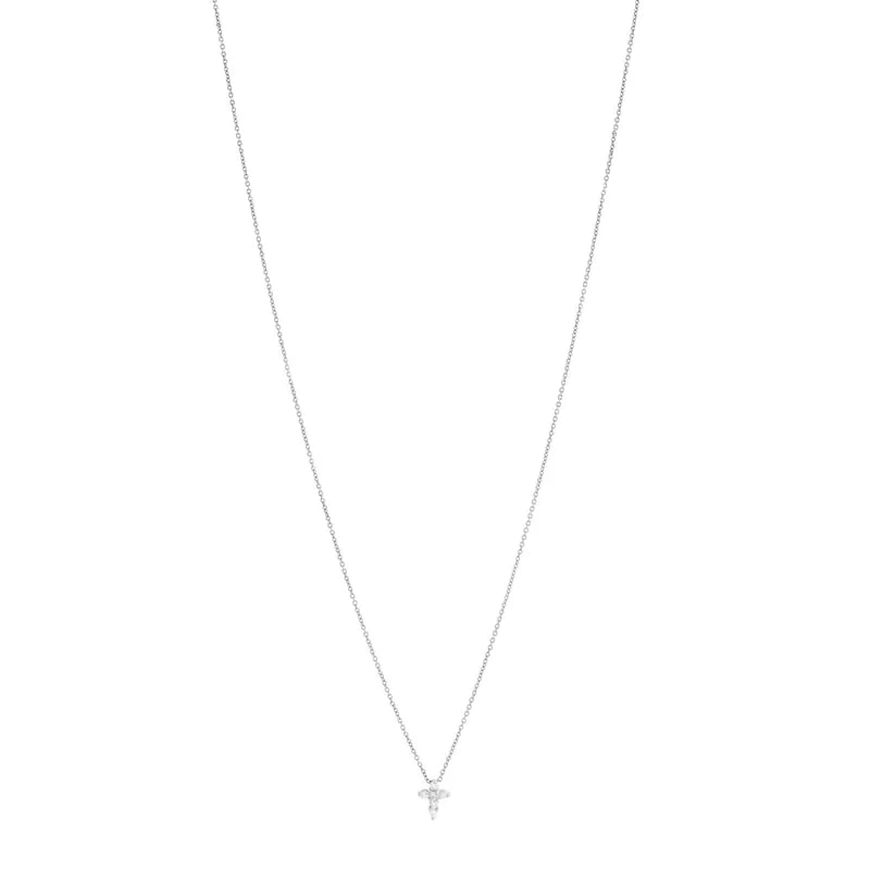 Roberto Coin — 18K White Gold Tiny Treasures Baby Cross — Jewelry — resale