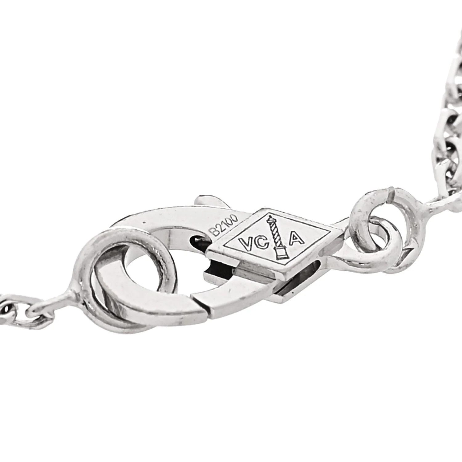 18K White Gold Mini Lotus Openwork 3