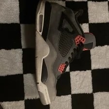 Jordan Air 4 ’S Mid Top Lace Up Basketball 4