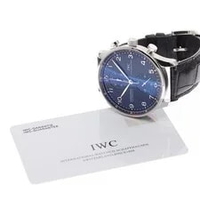 IWC — IWC Portugieser IW371438 41mm SS Black Dial Automatic #C3400 — Watch — resale