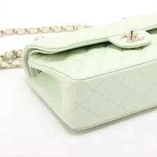 Chanel Matelasse 23 Small Grained Double Flap Double Chain Go 4