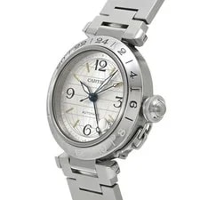 Cartier Pasha C Meridian GMT W31029M7 Silver 740193 2