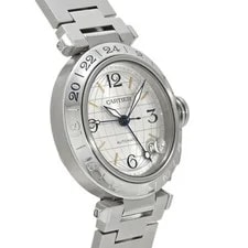Cartier Pasha C Meridian GMT W31029M7 Silver 740193 3