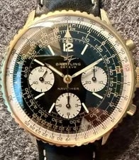 Breitling — Breitling Navitimer Chronograph Ref 806 Gold Plated c1966 'Red Box 10' Restored — Watch — resale