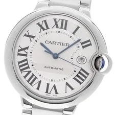 Cartier — Cartier Ballon Bleu LM Date W69012Z4 Silver — Watch — resale