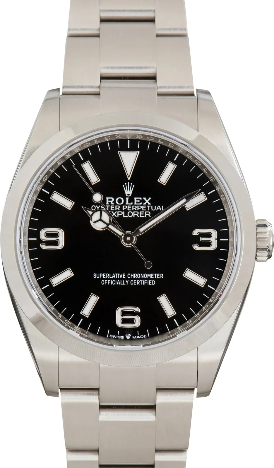 Rolex — Black Arabic Dial Rolex Explorer Ref 124270 Stainless Steel — Watch — resale
