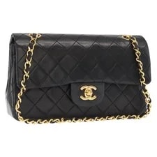 Chanel — Chanel Chain Double Flap Matelasse 23 Lamb Skin CC Auth 158862SM — Handbag — resale