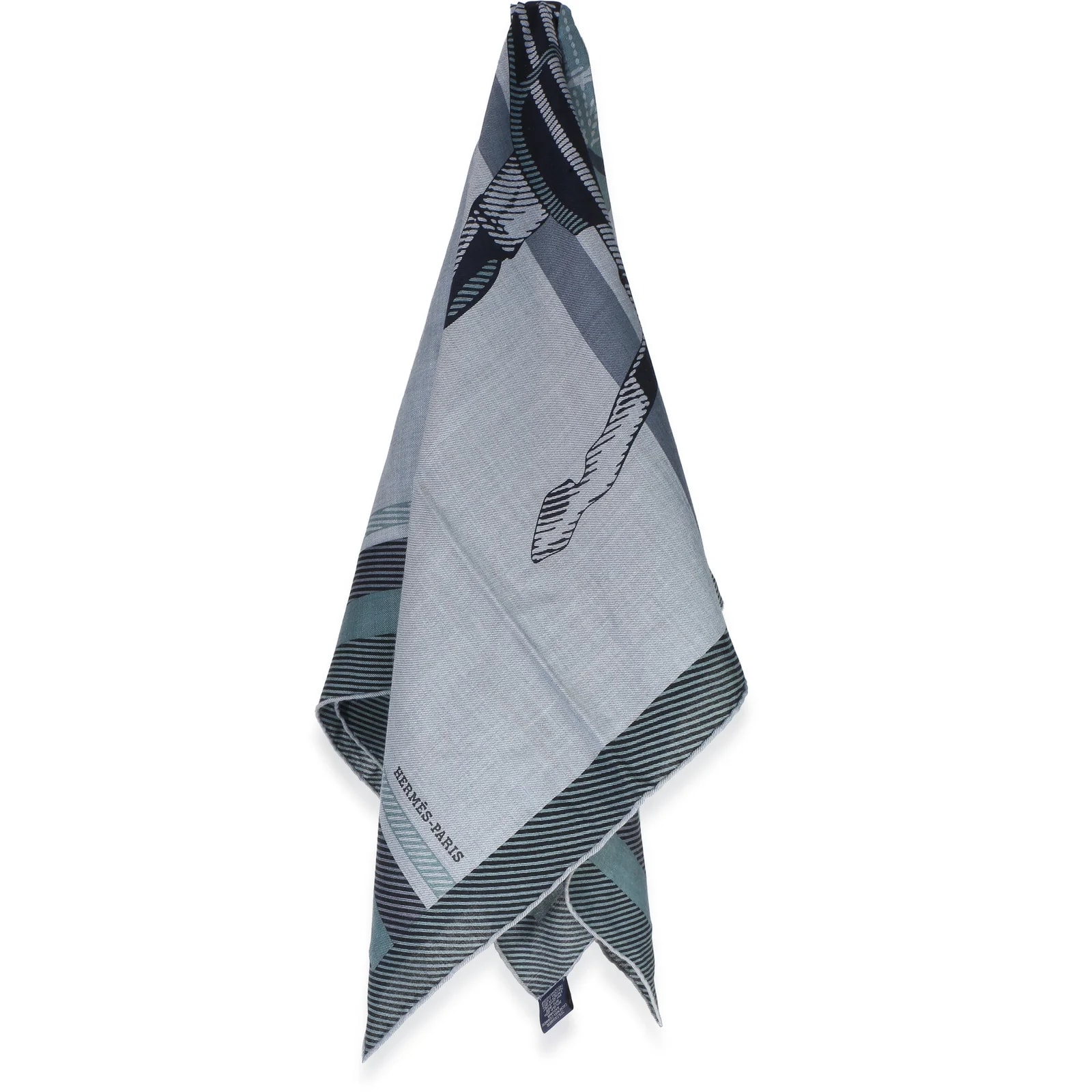 Hermès Ciel Chine Cheval A la Couverture Scarf 100 Scarves/wraps 3