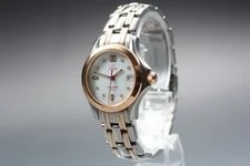 Omega Seamaster 596.1502 Cal.1424 Pink Gold Date 21mm Quartz Japan 3