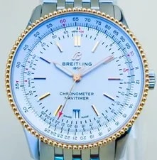 Breitling — Breitling U17326 Navitimer 41 18k Rose Gold Stainless Steel Automatic — Watch — resale