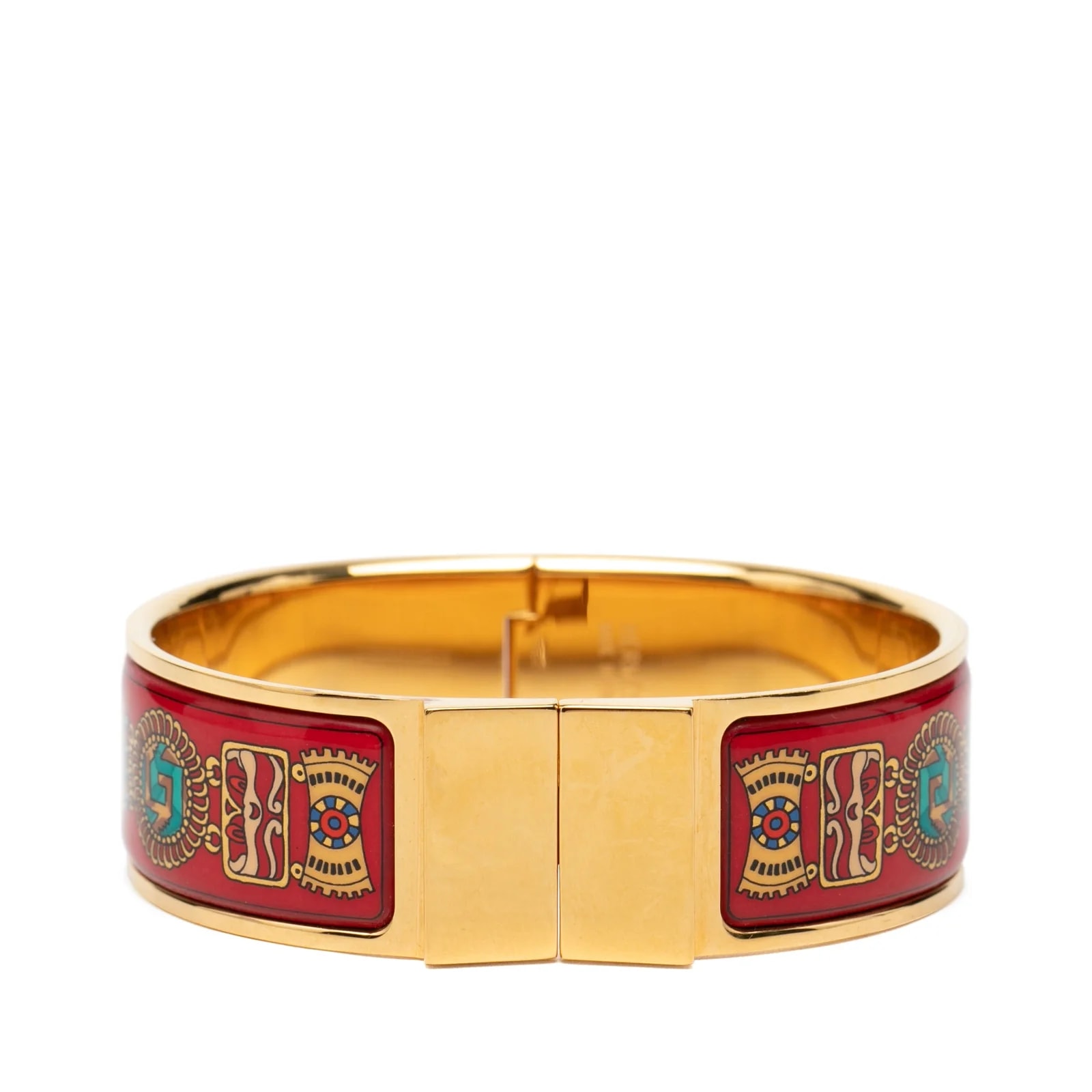 Hermès — Wide Enamel Emaille Loquet — Jewelry — resale