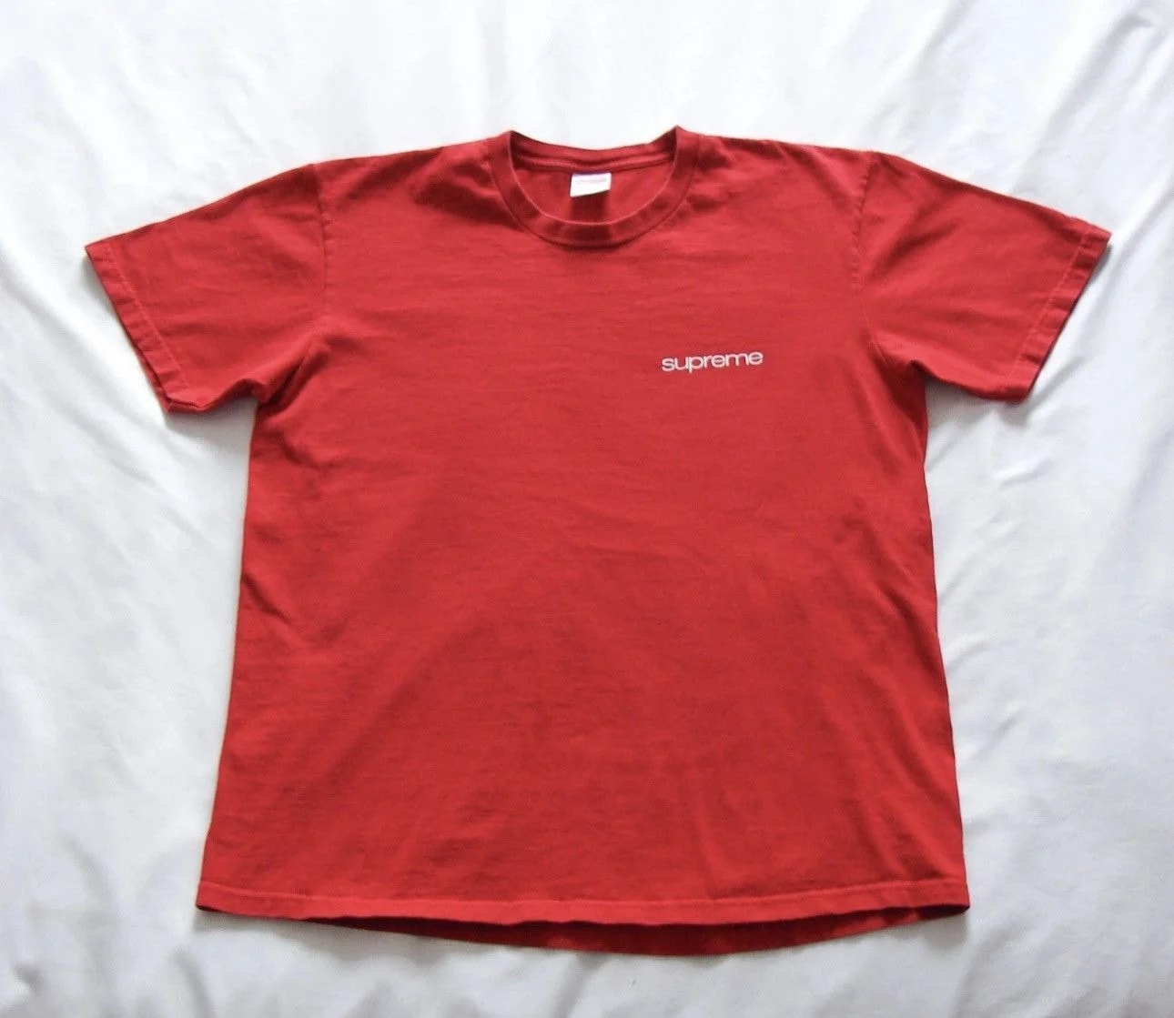 Supreme — Supreme NYC Graphic Print Double Sided Logo T Shirt — streetwear — resale