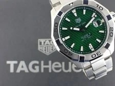 TAG Heuer Aquaracer Calibre 5 WAY2015.BA0927 Automatic 43mm Box Green 2
