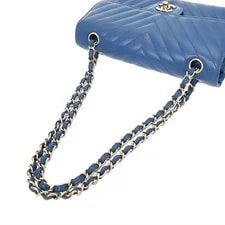 Chanel V Stitch W Flap Chain 25 r0_0716 3