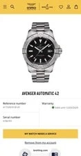 2025 Breitling Avenger 42 Steel PRO Bracelet - Black Dial 42mm - A17328 - £3950 3