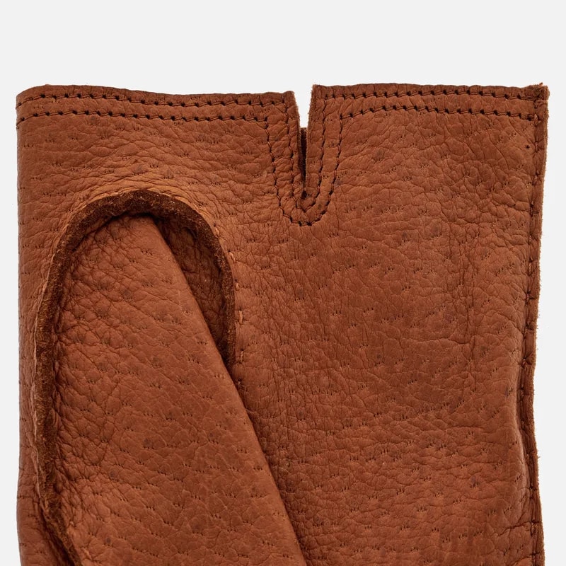 Hestra for Hodinkee Limited Edition Peccary Gloves in Dark Grey 4