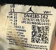 Size 11 Air Jordan 11 Cmft Low Varsity / DN4180-162 2