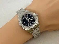 Breitling Colt Oceane A77380 Black 33mm Quatrz Excellent A5500 2