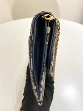 Christian Dior Saddle WOC Wallet on Chain Auth 4