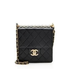 Chanel — Chanel Chic Pearls Small Vertical Flap — Handbag — resale