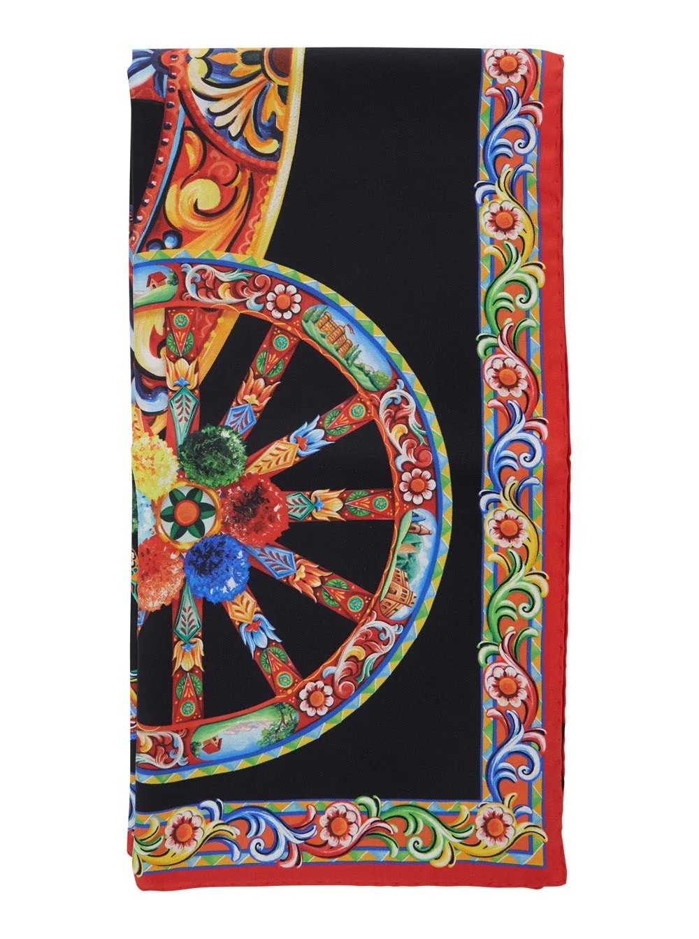 Dolce & Gabbana — Dolce & Gabbana Carretto Print Scarf — Scarfs — Accessory — resale