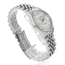 Rolex Datejust 10P Diamond 16234G Silver P Number Second Hand 3