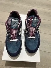 Saucony 6000 Paisley Sashiko Sz.9.5 Grid Omni 9 2