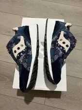Saucony 6000 Paisley Sashiko Sz.9.5 Grid Omni 9 3