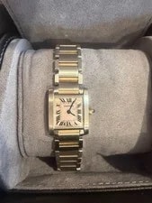 Cartier — Cartier Tank Francaise Steel Rose Gold MOP Dial W51027Q4 — Watch — resale