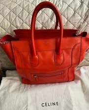 Celine Pebbled Shoppers Luggage 2