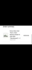 Every Now and Then X New Balance 992 "Westbound" (Size 12) (Presale) 2