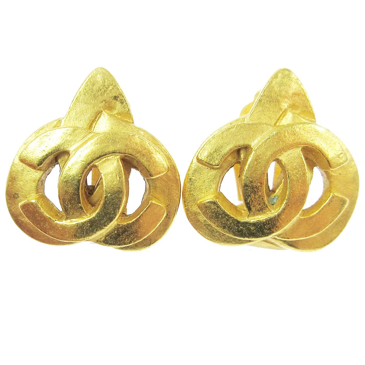 Chanel — Chanel Cc Heart Clip-On Metal Gold_Plated Jewelry — Jewelry — resale