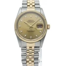 Rolex Datejust 16233G(X) Gold 36mm Champagne Dial Automatic #LPW1581 2