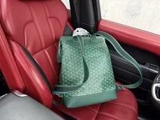 Goyard Monogram Medium Backpack Zip Top Handle Hardware Dust 2
