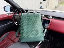 Goyard Monogram Medium Backpack Zip Top Handle Hardware Dust 3