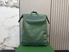 Goyard Monogram Medium Backpack Zip Top Handle Hardware Dust 4