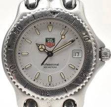 [N ] Tag Heuer S/el WG1112 White Dial Date Qz ’s Japan — Watch — resale