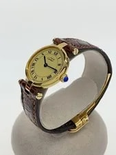 Cartier Quartz Analog Leather IVO BRW 2