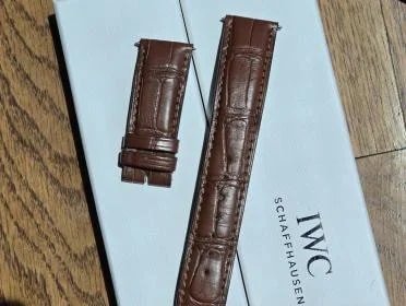 IWC — Lnib IWC OEM 20mm Alligator Leather Strap P/N: IWA61841 — Watch — resale