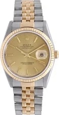 Rolex — Rolex Datejust "Two-Tone" in Stainless Steel & 18k Yellow Gold — Watch — resale