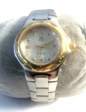 TAG Heuer Kirium Stainless & 18K Gold W/ Silver Dial Swiss Made 4