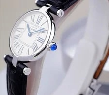 Cartier Must Vendome Opaline White Dial Silver Roman Index SM 24mm Quartz 4